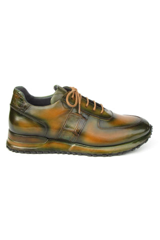 Paul Parkman LP208BRW Brown Calf-Skin Leather Sneakers (PM6373)-AmbrogioShoes