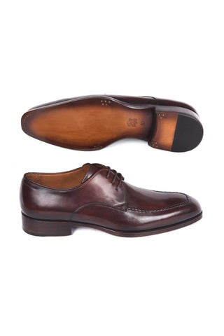 Paul Parkman Calf-Skin Leather Apron Derby (PM6318)-AmbrogioShoes