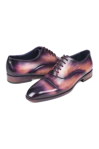 Paul Parkman Leather Cap-Toe Oxfords (PM5806)-AmbrogioShoes