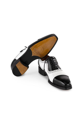 Paul Parkman Leather Cap-Toe Oxfords (PM6436)