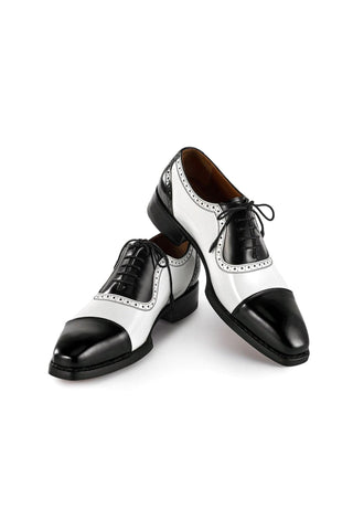 Paul Parkman Leather Cap-Toe Oxfords (PM6436)