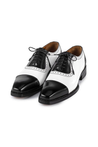 Paul Parkman Leather Cap-Toe Oxfords (PM6436)