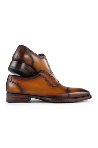 Paul Parkman Leather Cap-Toe Oxfords (PM6436)
