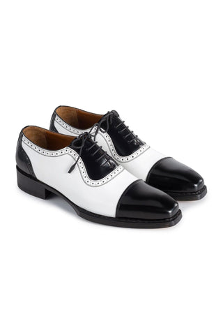 Paul Parkman Leather Cap-Toe Oxfords (PM6436)
