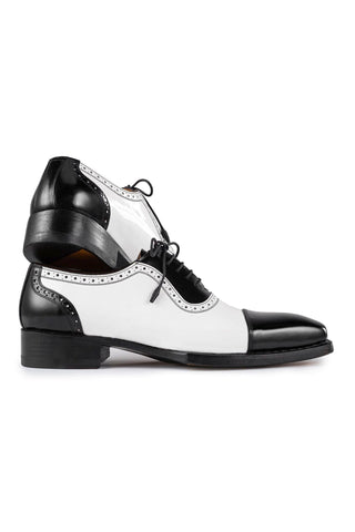 Paul Parkman Leather Cap-Toe Oxfords (PM6436)