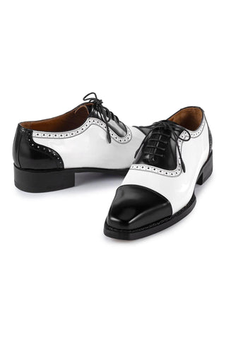 Paul Parkman Leather Cap-Toe Oxfords (PM6436)