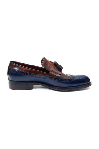 Paul Parkman Leather Kiltie Tassel Loafers (PM5204)-AmbrogioShoes