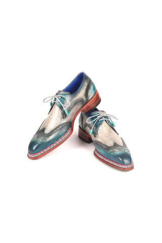 Paul Parkman Leather Norwegian Welted Wingtip Derby (PM6472)