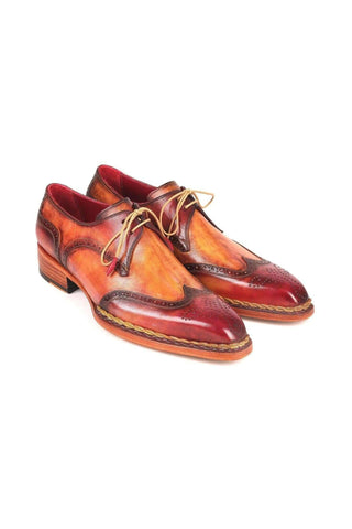 Paul Parkman Leather Norwegian Welted Wingtip Derby (PM6472)