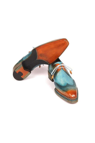 Paul Parkman Leather Norwegian Welted Wingtip Derby (PM6472)