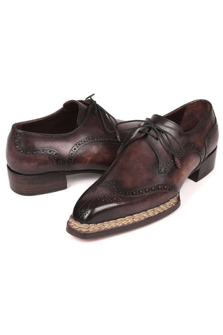 Paul Parkman Leather Norwegian Welted Wingtip Derby (PM6472)