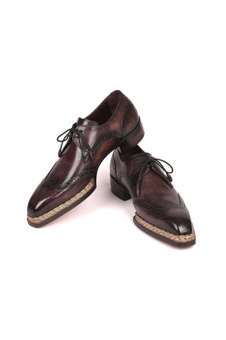 Paul Parkman Leather Norwegian Welted Wingtip Derby (PM6472)