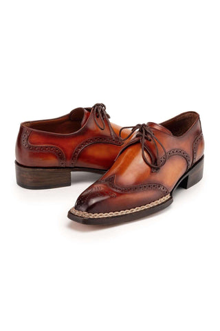 Paul Parkman Leather Norwegian Welted Wingtip Derby (PM6472)