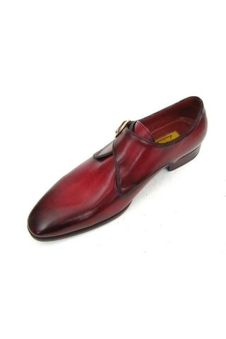 Paul Parkman Leather Single Monk-Straps (PM6291)-AmbrogioShoes