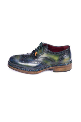 Paul Parkman Leather Wingtip Brogue Welted Oxfords (PM5801)-AmbrogioShoes