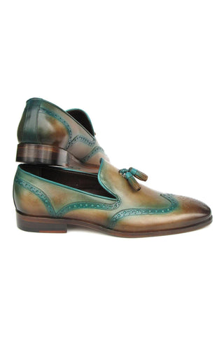 Paul Parkman Leather Wingtip Tassels Loafers (PM6435)
