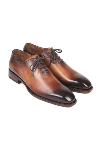 Paul Parkman Men's Brown Wholecut Leather Oxfords 3222-BRW (PM6131)-AmbrogioShoes
