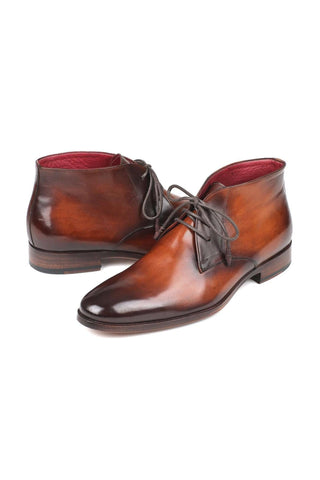 Paul Parkman Men's Calf-Skin Leather Chukka Boots (PM6173)-AmbrogioShoes