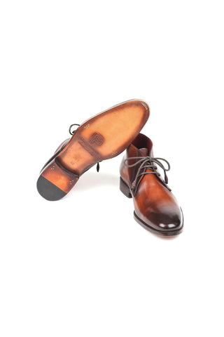Paul Parkman Men's Calf-Skin Leather Chukka Boots (PM6173)-AmbrogioShoes