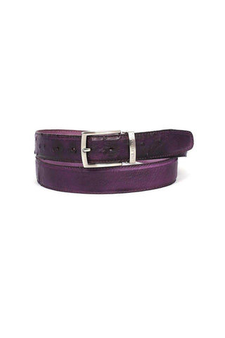 Paul Parkman Men's Exotic Ostrich Skin Belt (PMB400)
