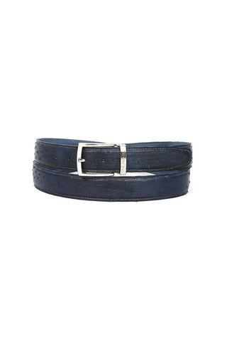 Paul Parkman Men's Exotic Ostrich Skin Belt (PMB400)