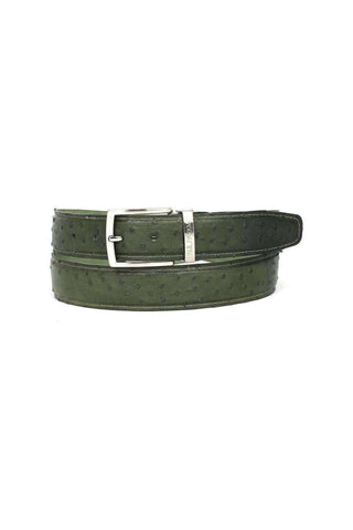 Paul Parkman Men's Exotic Ostrich Skin Belt (PMB400)