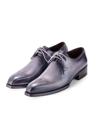 Paul Parkman Men's Handmade Shoes Calf-Skin Leather Goodyear Welted Derby (PM6441)-AmbrogioShoes