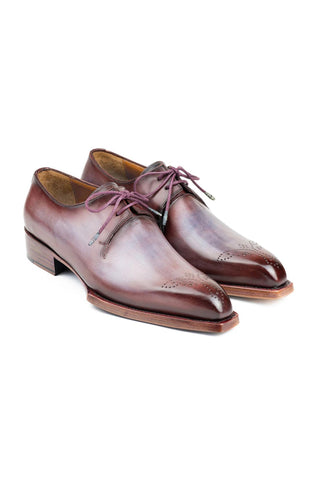 Paul Parkman Men's Handmade Shoes Calf-Skin Leather Goodyear Welted Derby (PM6441)-AmbrogioShoes