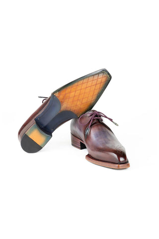 Paul Parkman Men's Handmade Shoes Calf-Skin Leather Goodyear Welted Derby (PM6441)-AmbrogioShoes