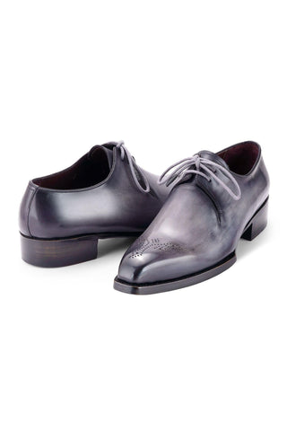 Paul Parkman Men's Handmade Shoes Calf-Skin Leather Goodyear Welted Derby (PM6441)-AmbrogioShoes