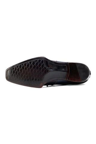Paul Parkman Men's Handmade Shoes Hand-Painted Leather Goodyear Welted Wingtip Oxfords (PM6445)-AmbrogioShoes