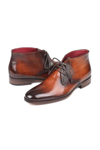Paul Parkman Men's Leather Chukka Boots (PM6173)-AmbrogioShoes