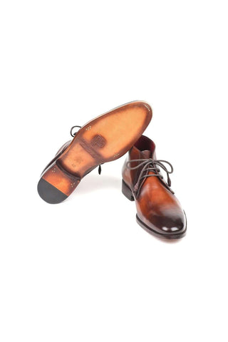 Paul Parkman Men's Leather Chukka Boots (PM6173)-AmbrogioShoes