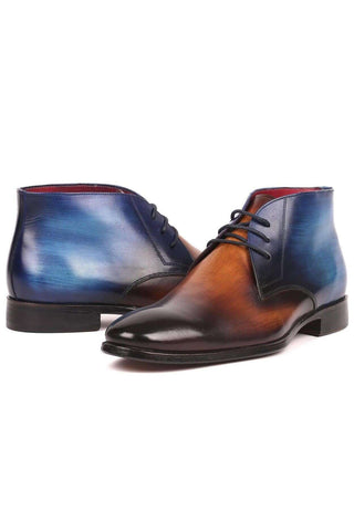 Paul Parkman Men's Leather Chukka Boots (PM6173)-AmbrogioShoes
