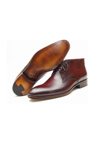 Paul Parkman Men's Leather Chukka Boots (PM6173)-AmbrogioShoes