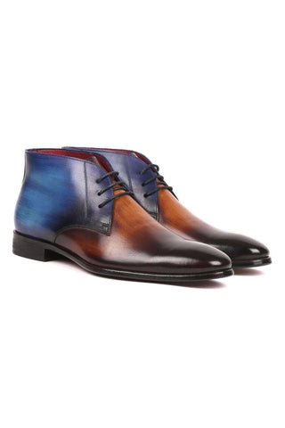 Paul Parkman Men's Leather Chukka Boots (PM6173)-AmbrogioShoes