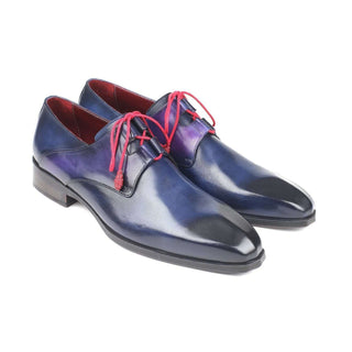 Paul Parkman Men's Shoes Calf-Skin Leather Ghillie Lacing Oxfords (PM5704)-AmbrogioShoes