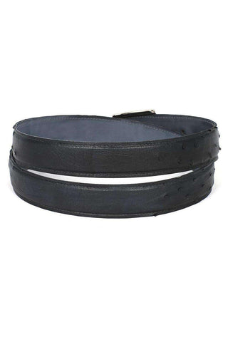 Paul Parkman Ostrich Skin Belt-AmbrogioShoes