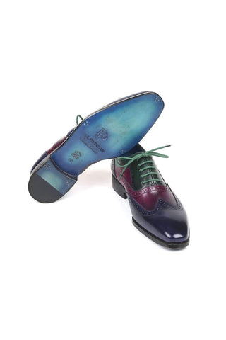 Paul Parkman PP22 Calf-Skin Leather Goodyear Welted Wingtip Oxfords (PM6325)-AmbrogioShoes