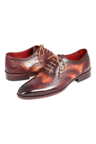 Paul Parkman PP22 Calf-Skin Leather Goodyear Welted Wingtip Oxfords (PM6325)-AmbrogioShoes