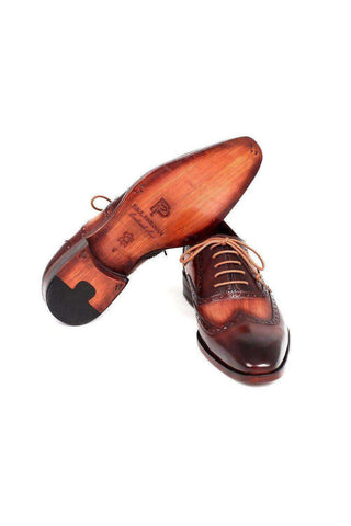 Paul Parkman PP22 Calf-Skin Leather Goodyear Welted Wingtip Oxfords (PM6325)-AmbrogioShoes