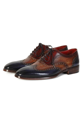 Paul Parkman PP22 Calf-Skin Leather Goodyear Welted Wingtip Oxfords (PM6325)-AmbrogioShoes