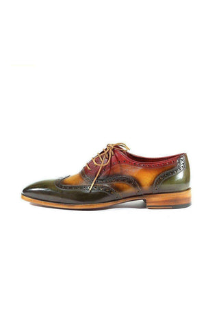 Paul Parkman PP22 Calf-Skin Leather Goodyear Welted Wingtip Oxfords (PM6325)-AmbrogioShoes
