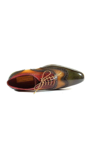 Paul Parkman PP22 Calf-Skin Leather Goodyear Welted Wingtip Oxfords (PM6325)-AmbrogioShoes