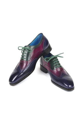 Paul Parkman PP22 Calf-Skin Leather Goodyear Welted Wingtip Oxfords (PM6325)-AmbrogioShoes