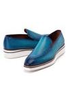 Paul Parkman Perforated Calf-Skin Leather Smart Loafers (PM6433)-AmbrogioShoes