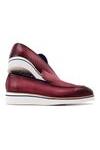 Paul Parkman Perforated Calf-Skin Leather Smart Loafers (PM6433)-AmbrogioShoes