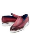 Paul Parkman Perforated Calf-Skin Leather Smart Loafers (PM6433)-AmbrogioShoes