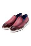 Paul Parkman Perforated Calf-Skin Leather Smart Loafers (PM6433)-AmbrogioShoes