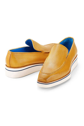 Paul Parkman Perforated Calf-Skin Leather Smart Loafers (PM6433)-AmbrogioShoes